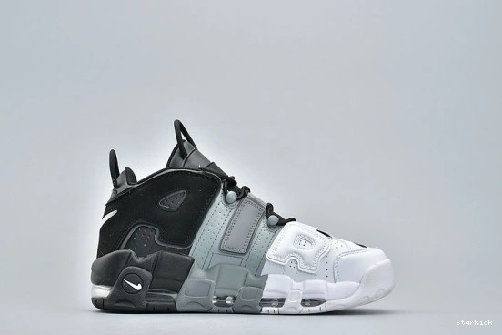 More White Nike Air Tri-Color Uptempo 921948-002 Grey Black 1226